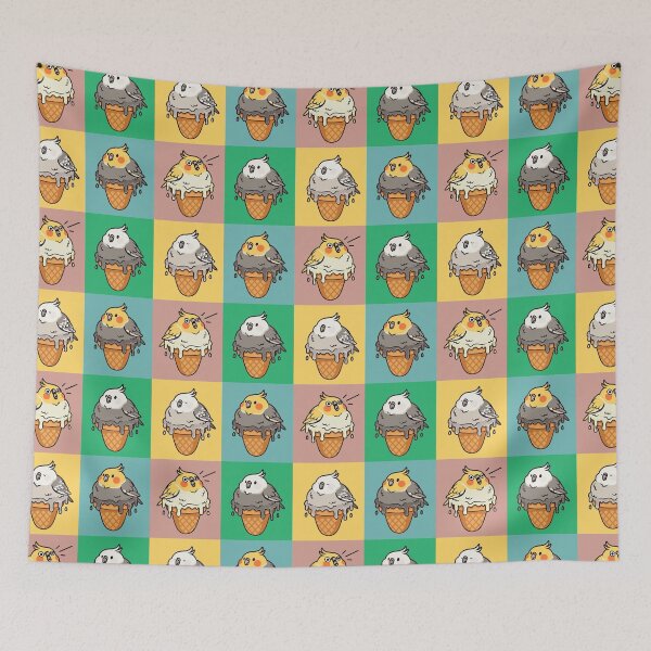 Item preview, Ice Cream Cockatiels designed and sold by sosodesj.