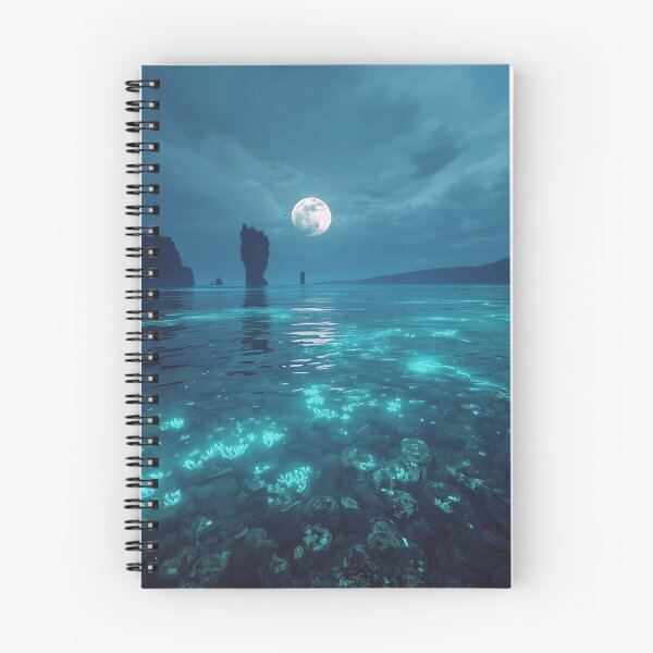 Item preview, Spirit Ocean Fantasy Alien Coastal Landscape designed and sold by Luminous Wilds.