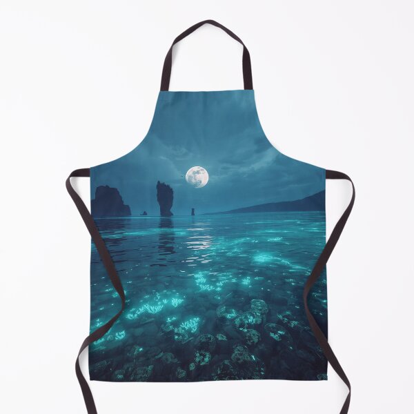 Item preview, Spirit Ocean Fantasy Alien Coastal Landscape designed and sold by Luminous Wilds.