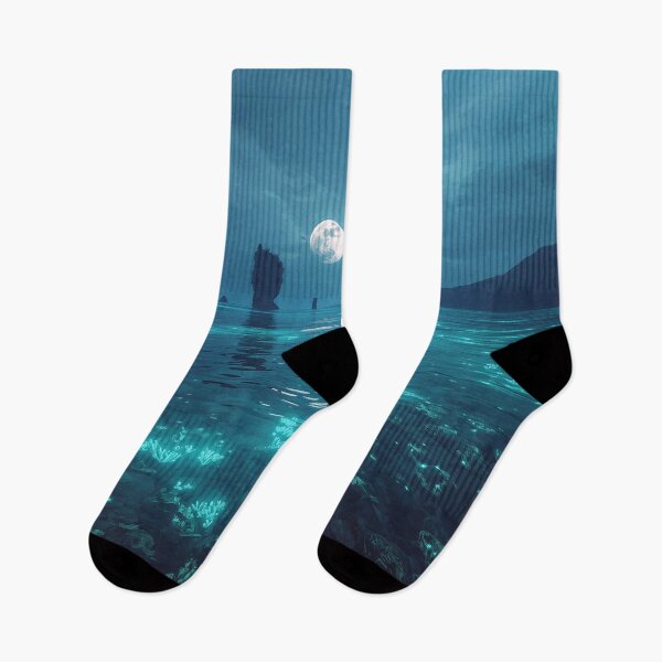 Item preview, Spirit Ocean Fantasy Alien Coastal Landscape designed and sold by Luminous Wilds.