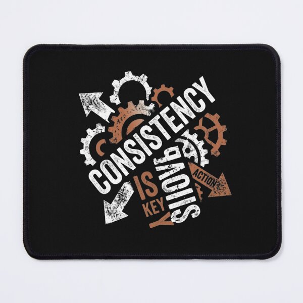 Item preview, Consistency Is Key Industrial Gear Layout designed and sold by GiggleInkTees.