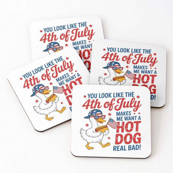 Item preview, 4th of July Hot Dog You Look Like The 4th of July Make Me Want AHot Dog Bad designed and sold by gunaone-design.