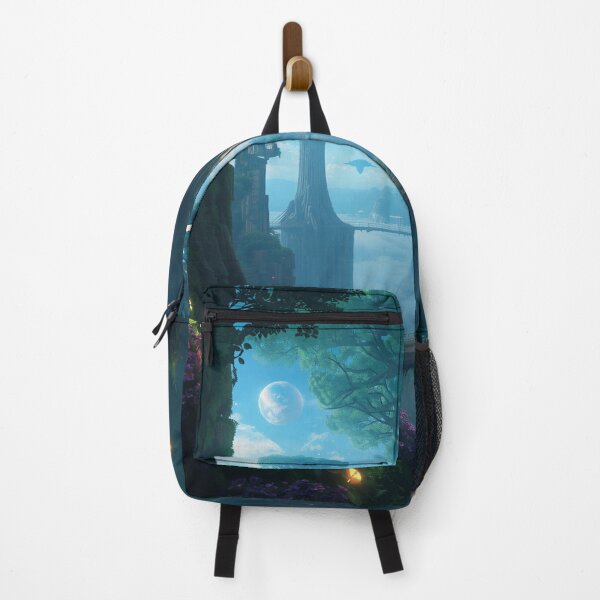 Item preview, Sky Cathedral Forest Fantasy Alien Landscape designed and sold by Luminous Wilds.