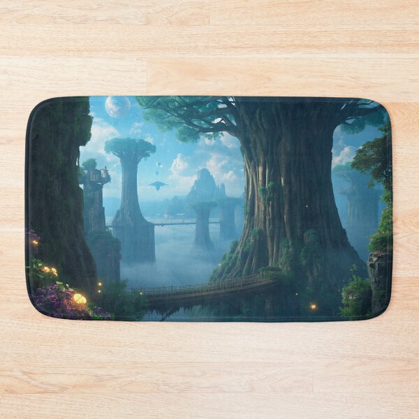 Artikelvorschau, Himmelskathedrale Wald Fantasie Alien Landschaft entworfen und verkauft von Luminous Wilds.