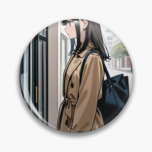 Item preview, Fashion - attitude woman beige trench designed and sold by AnimeShin.