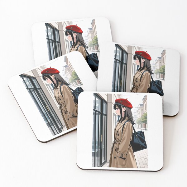 Item preview, Fashion - attitude woman beige trench designed and sold by AnimeShin.