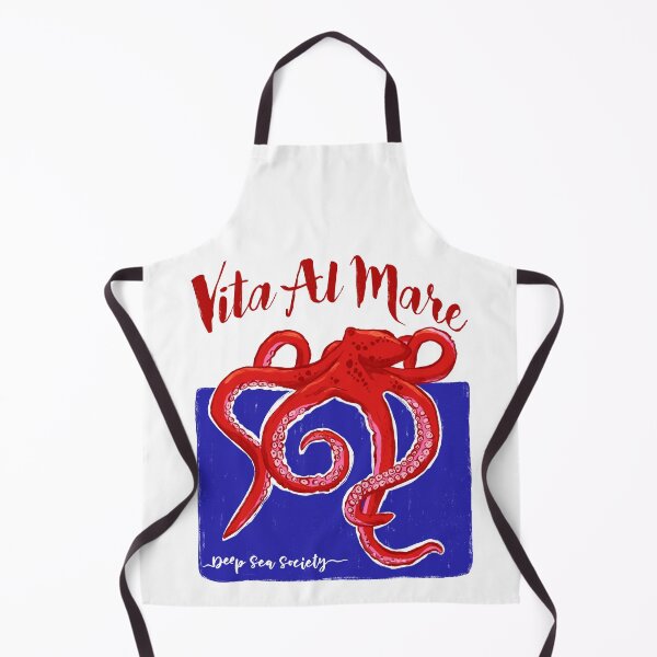 Item preview, Octopus Illustration, Euro Summer Mediterranean Coastal Graphic designed and sold by art-injoy.