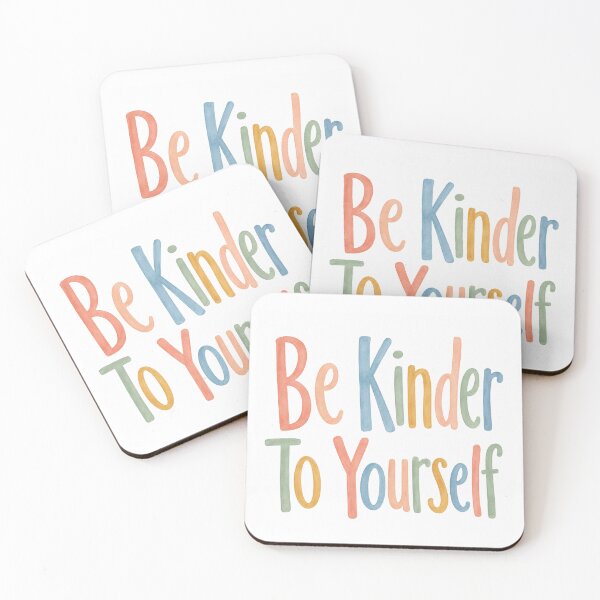 Item preview, Be Children To Yourself | Self Love Quote | Positive Mental Health Design | Gentle Reminder Typography | Colorful Encouragement Art designed and sold by Fernhaven.