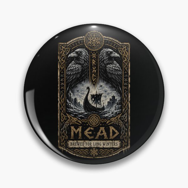 Item preview, Raven Banner Winter Mead Label designed and sold by agearb.