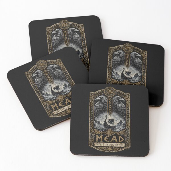 Item preview, Raven Banner Winter Mead Label designed and sold by agearb.