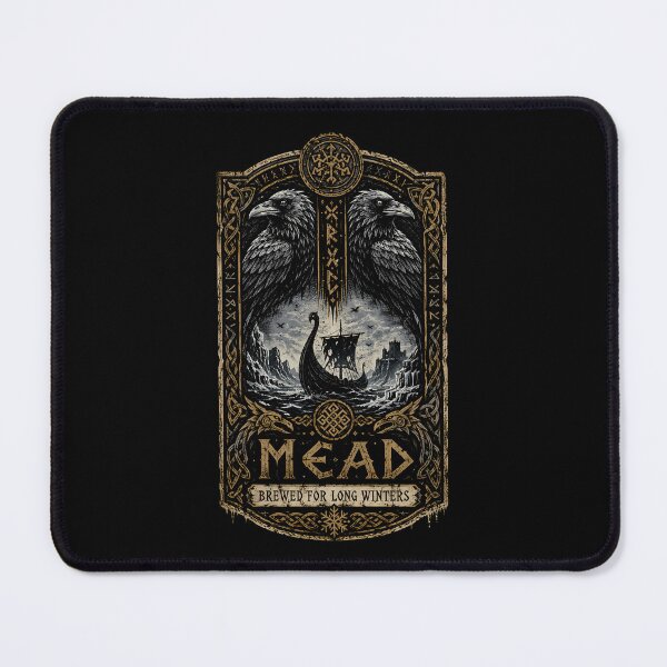 Item preview, Raven Banner Winter Mead Label designed and sold by agearb.