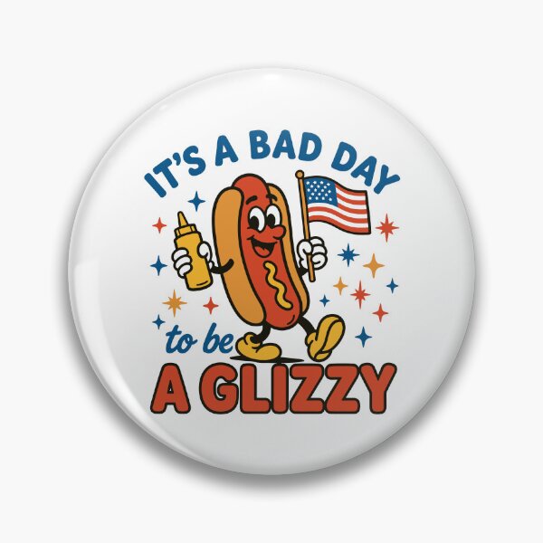 Item preview, It's a Bad Day to Be a Glizzy Patriotic Hot dog 4th of July Funny designed and sold by gunaone-design.