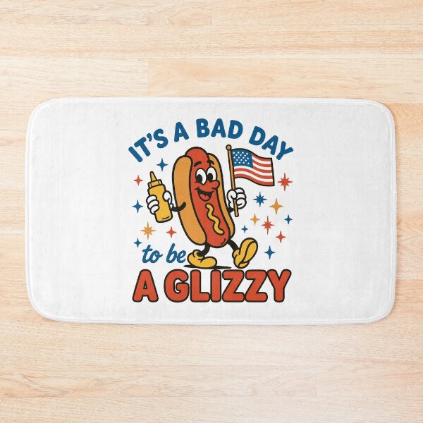 Item preview, It's a Bad Day to Be a Glizzy Patriotic Hot dog 4th of July Funny designed and sold by gunaone-design.