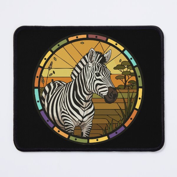 Item preview, African Zebra Stained Glass Wildlife Art designed and sold by d247.