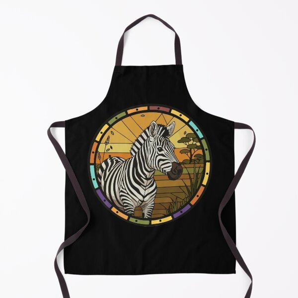 Item preview, African Zebra Stained Glass Wildlife Art designed and sold by d247.