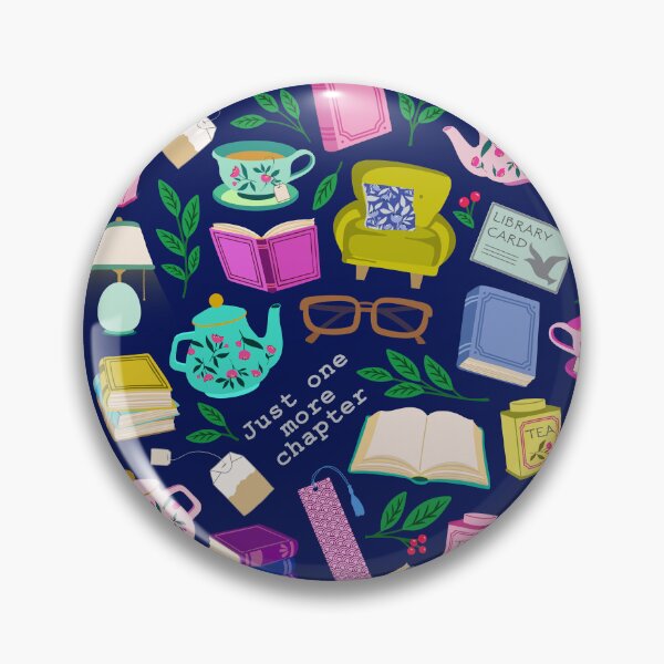 Item preview, Cozy books and tea designed and sold by Jennifer Ladd.