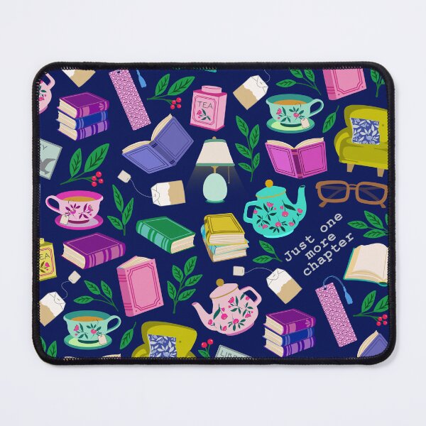 Item preview, Cozy books and tea designed and sold by Jennifer Ladd.