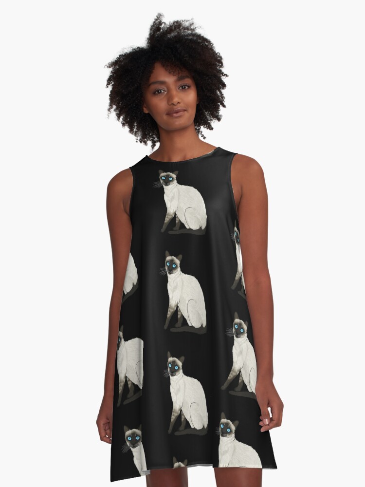 siamese cat dress