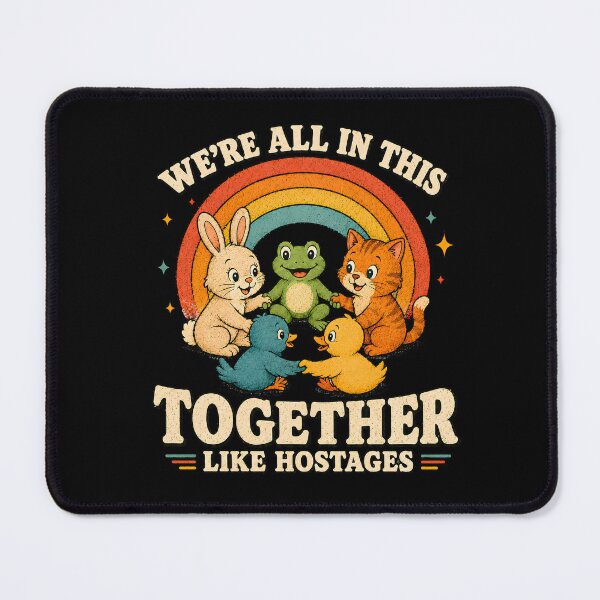 Item preview, We're All in This Together Like Hostages Sarcastic designed and sold by LunaMagicStudio.