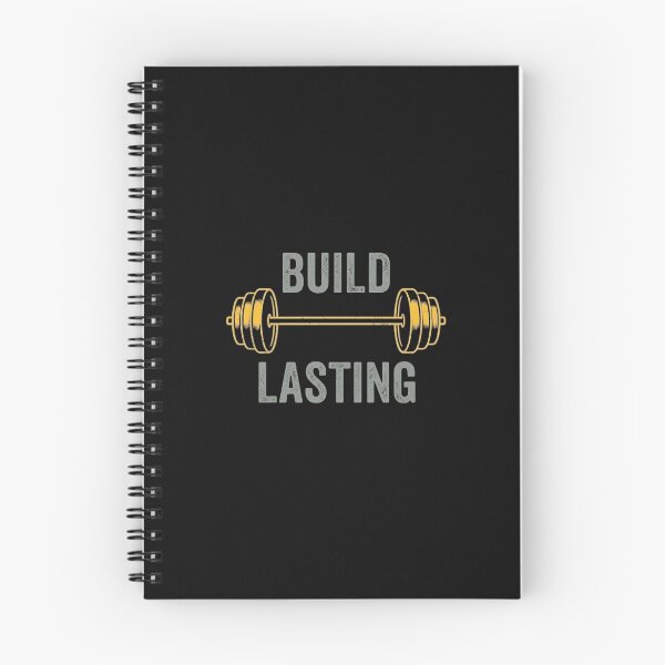 Item preview, Build Lasting Fitness Barbell Weight Graphic designed and sold by GiggleInkTees.