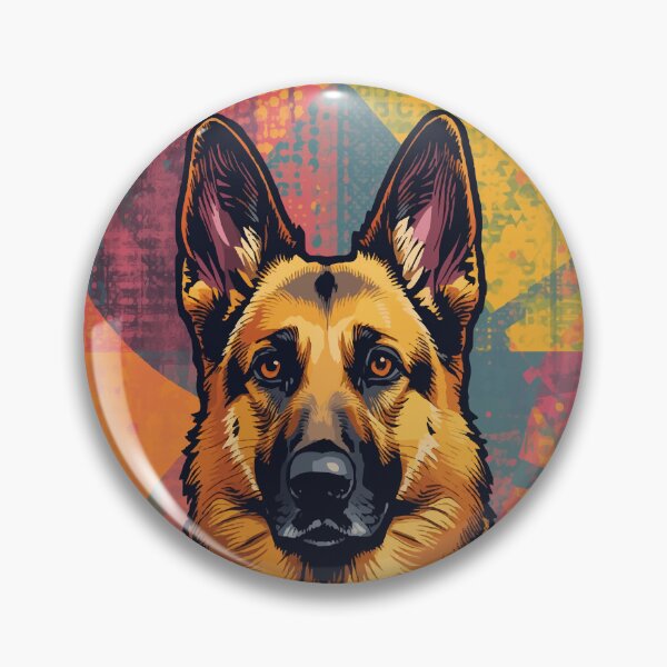Item preview, Pop Art German Shepherd designed and sold by AbstractAnom.