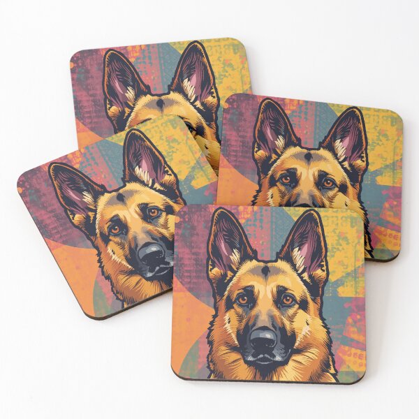 Item preview, Pop Art German Shepherd designed and sold by AbstractAnom.