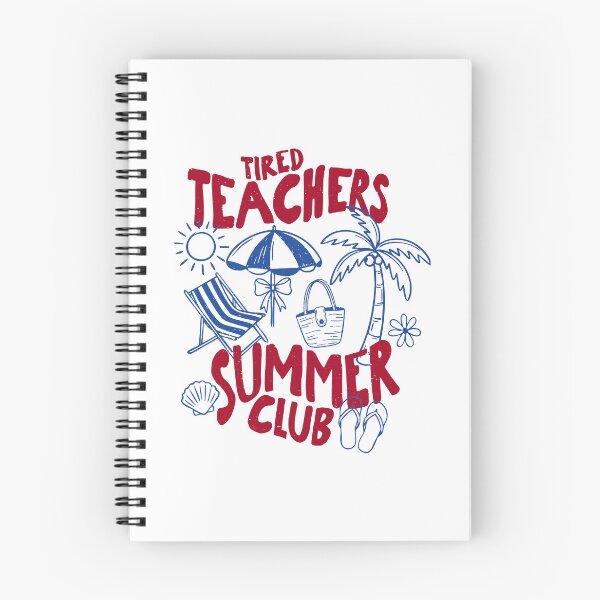 Item preview, Tired Teachers Summer Club - Funny Teacher Summer Last Day of School Summer Break Teacher Gift End of Year Teacher designed and sold by gunaone-design.