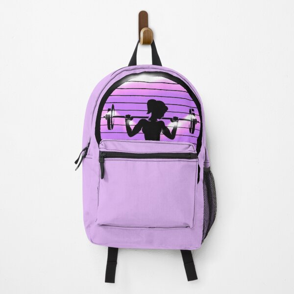 Item preview, Strong and Pretty Gym Girl Retro Fitness Motivation Gift designed and sold by AstronautMerch.