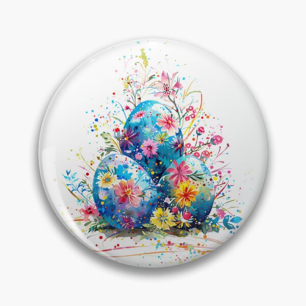 Item preview, Easter Egg Watercolor #2 designed and sold by Muggers-Inc.
