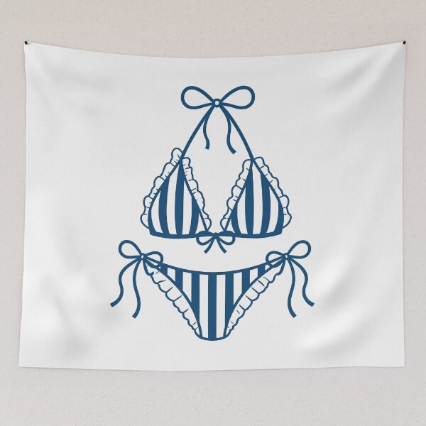 Item preview, USA Bikini Red White Blue Swimsuit Vacation Beach Cute Summer  designed and sold by gunaone-design.