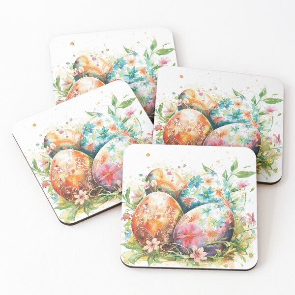 Item preview, Easter Egg Watercolor #1 designed and sold by Muggers-Inc.