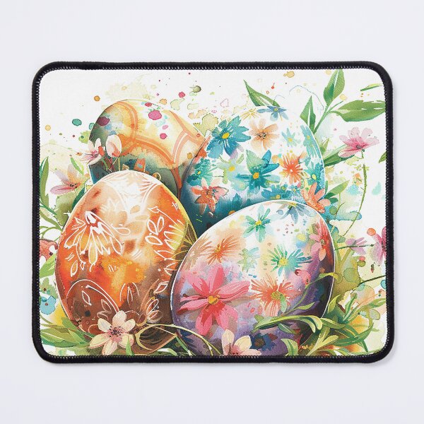 Item preview, Easter Egg Watercolor #1 designed and sold by Muggers-Inc.