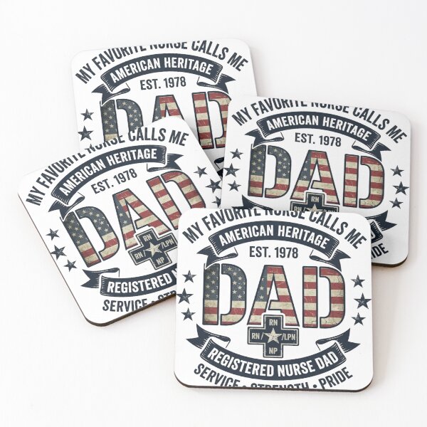Item preview, My Favorite Nurse Calls Me Dad Shirt | Registered Nurse Dad Gift | RN Dad Design Classic T-Shirt  designed and sold by podlook.