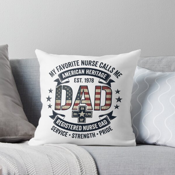 Item preview, My Favorite Nurse Calls Me Dad Shirt | Registered Nurse Dad Gift | RN Dad Design Classic T-Shirt  designed and sold by podlook.