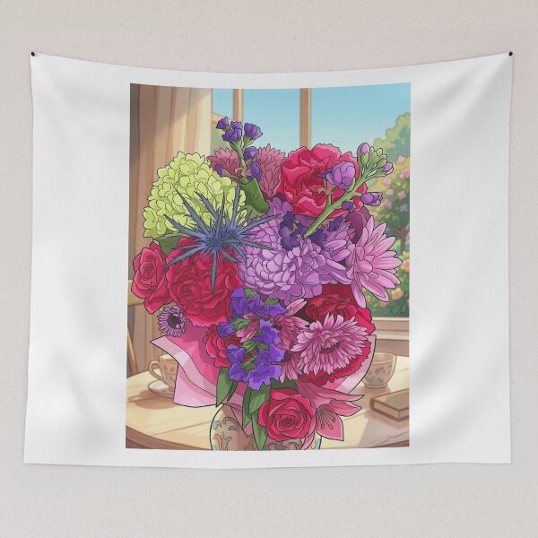 Item preview, Bouquet Burst Pop Art designed and sold by AirCrayons27.