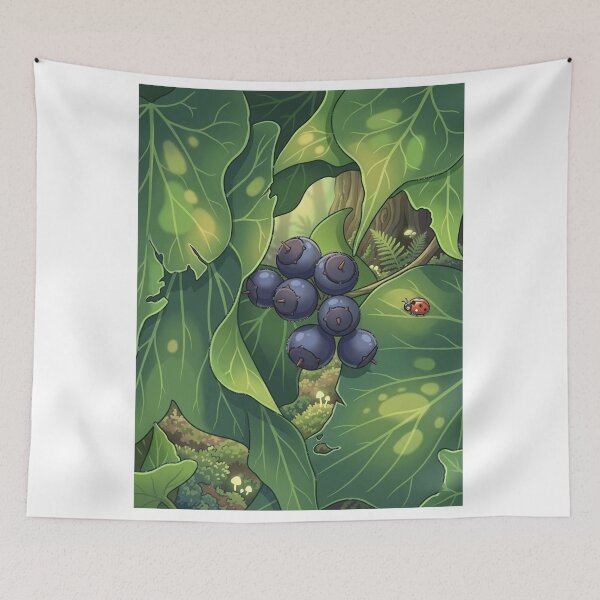 Item preview, Berry Nook in Verdant Leaves designed and sold by AirCrayons27.