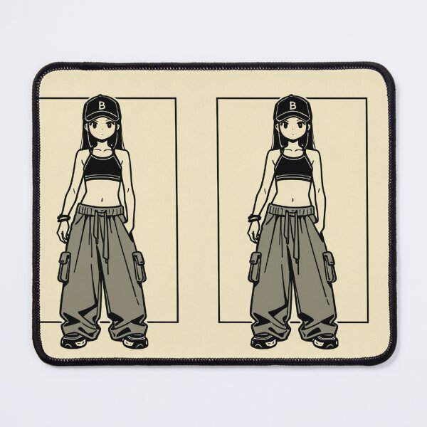 Item preview, Fashion - attitude woman crop cargo designed and sold by AnimeShin.
