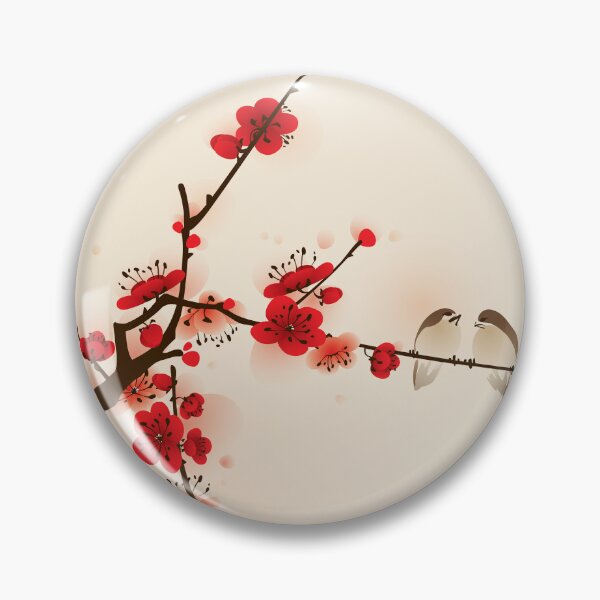 Item preview, Oriental Plum Blossoms in Bloom - 007 designed and sold by OriArtiste.