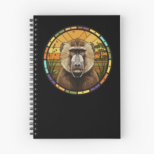 Item preview, Stained Glass Baboon African Safari Wildlife Art designed and sold by d247.