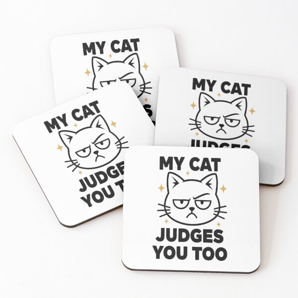 Item preview, judgemental cat designed and sold by Matthew572.