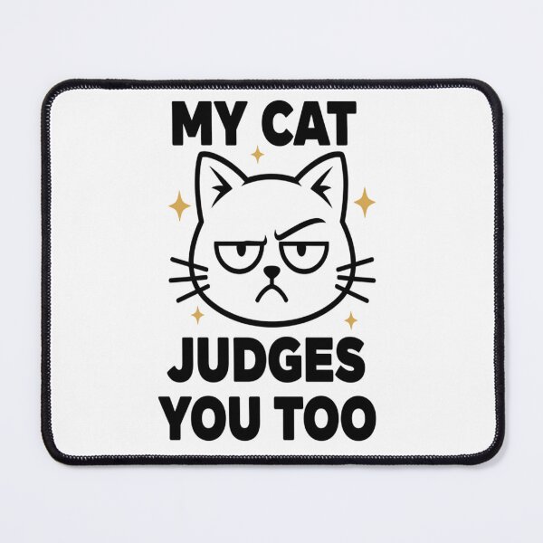 Item preview, judgemental cat designed and sold by Matthew572.