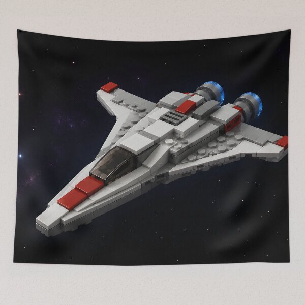 Item preview, LEGO space cruiser toy designed and sold by Gold Phoenix Adro.
