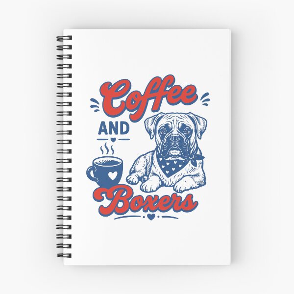 Item preview, Coffee and Boxers – Retro Boxer Dog Mom Funny Boxer Mom Gift designed and sold by gunaone-design.