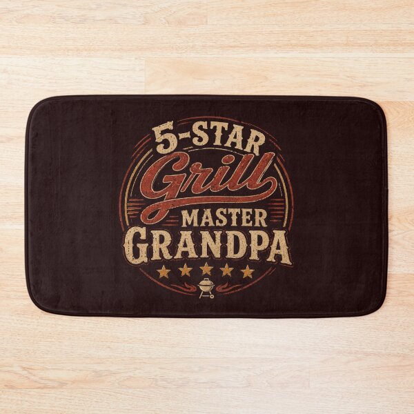 Item preview, 5 Star Grill Master Grandpa designed and sold by Meandmyshop.