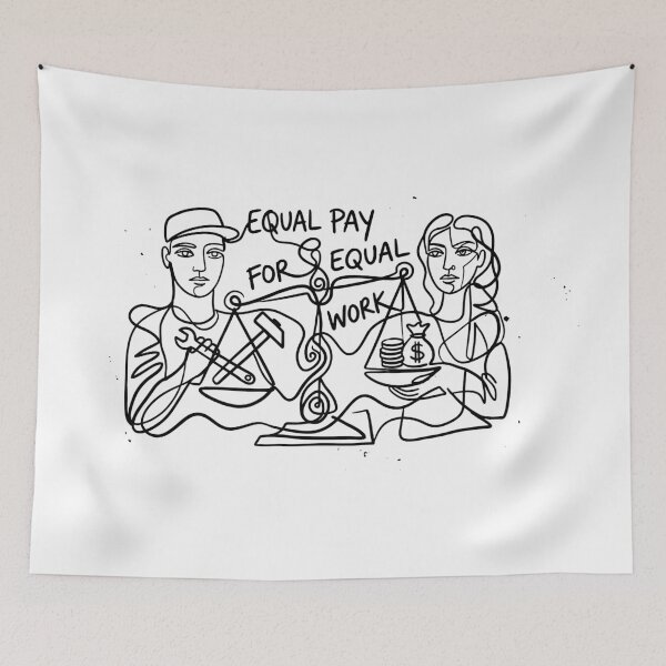 Item preview, Equality : Equal pay for equal work designed and sold by YOU SHOP NOW.