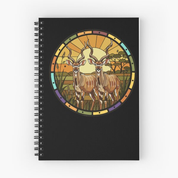 Item preview, African Kudu Antelope Stained Glass Art designed and sold by d247.