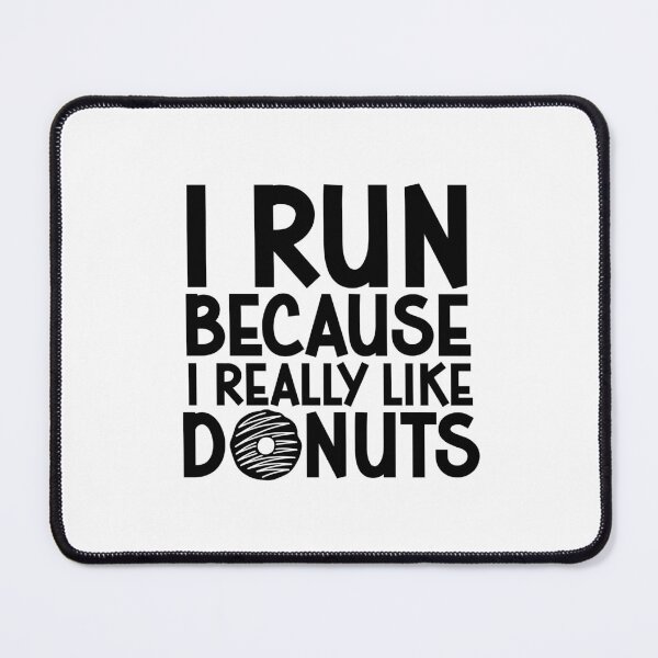 Item preview, I Run Because I Really Like Donuts designed and sold by gunaone-design.