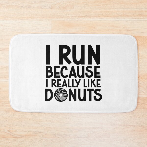 Item preview, I Run Because I Really Like Donuts designed and sold by gunaone-design.