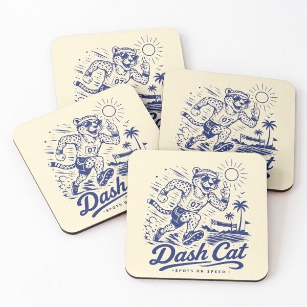 Item preview, Vintage Cheetah Sprinter Dash Cat Spots On Speed designed and sold by 89shirts.