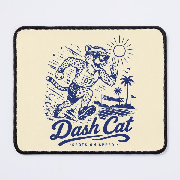 Item preview, Vintage Cheetah Sprinter Dash Cat Spots On Speed designed and sold by 89shirts.